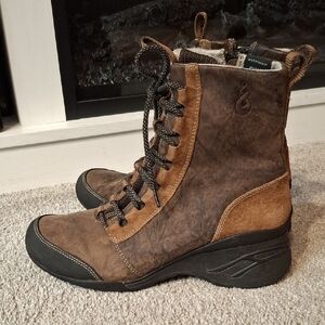 Ahnu Brown and Black Women's Boots